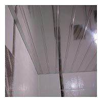 Реечный потолок Албес Суперхром (фото в интерьере)